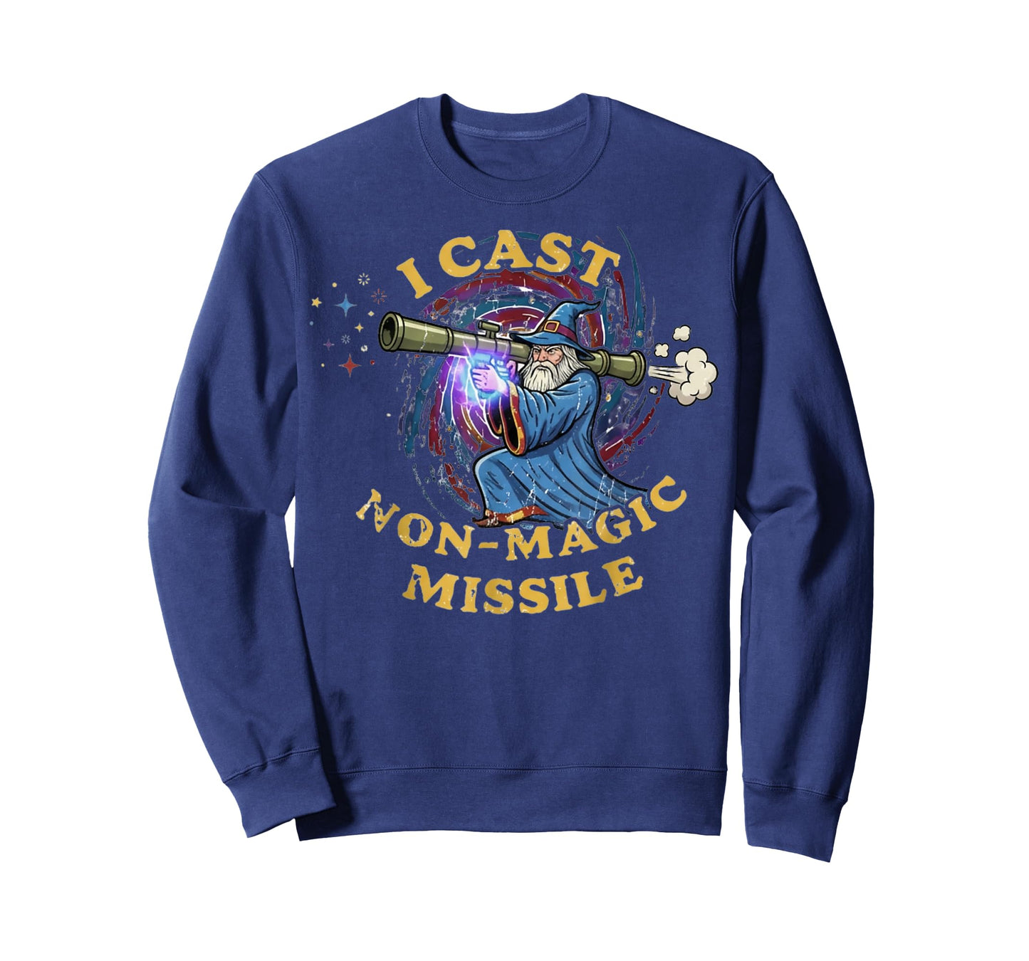 I Cast Non-Magic Missile Funny Wizard Parody Meme T-Shirt