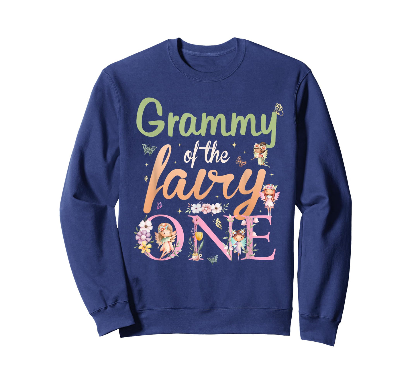 Grammy of The Fairy One 1St Birthday Girl Family Matching T-Shirt