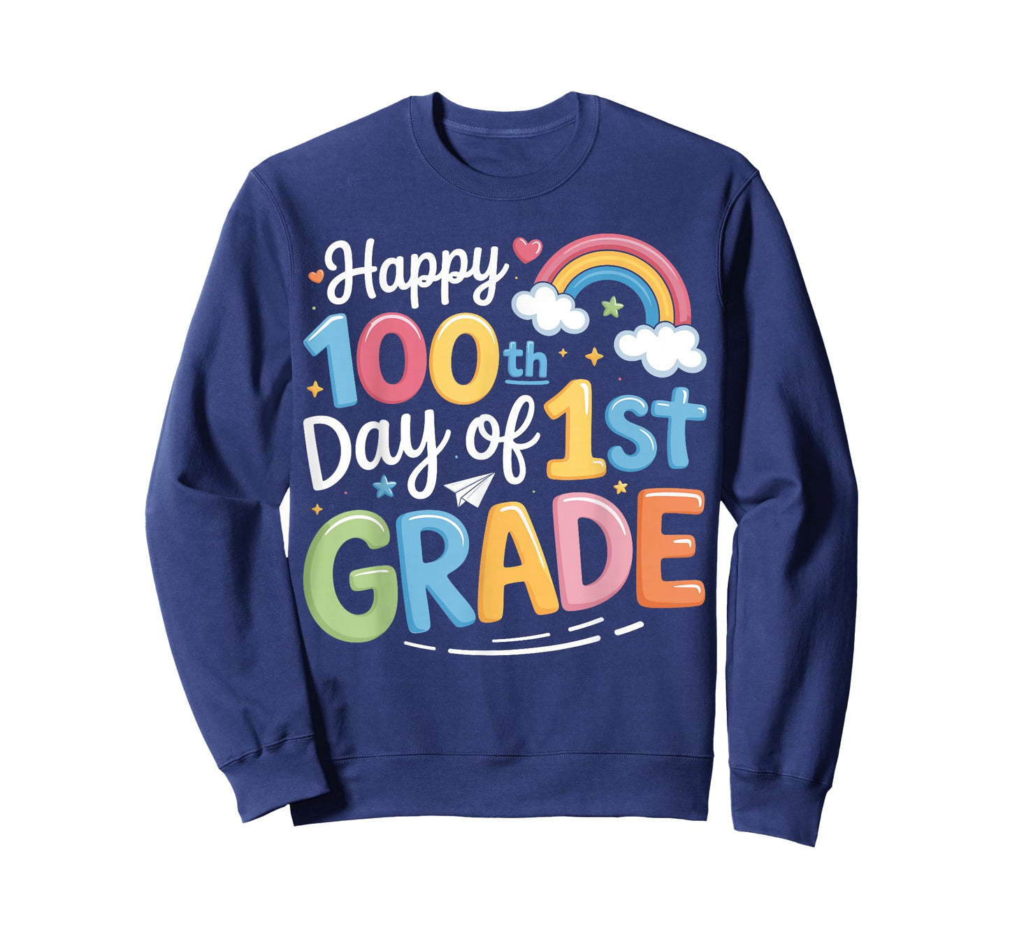 Happy 100th Day of 1st Grade Teacher Boys Girls 100 Days SCH T-Shirt