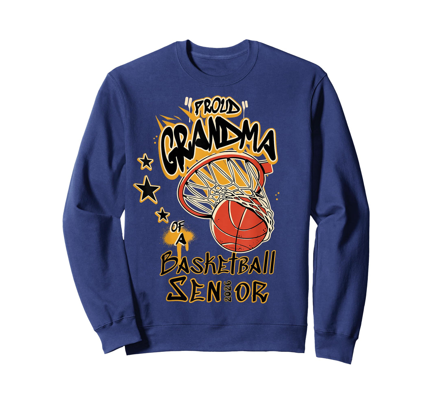Proud Grandma of A Basketball Senior 2026 Graduate T-Shirt