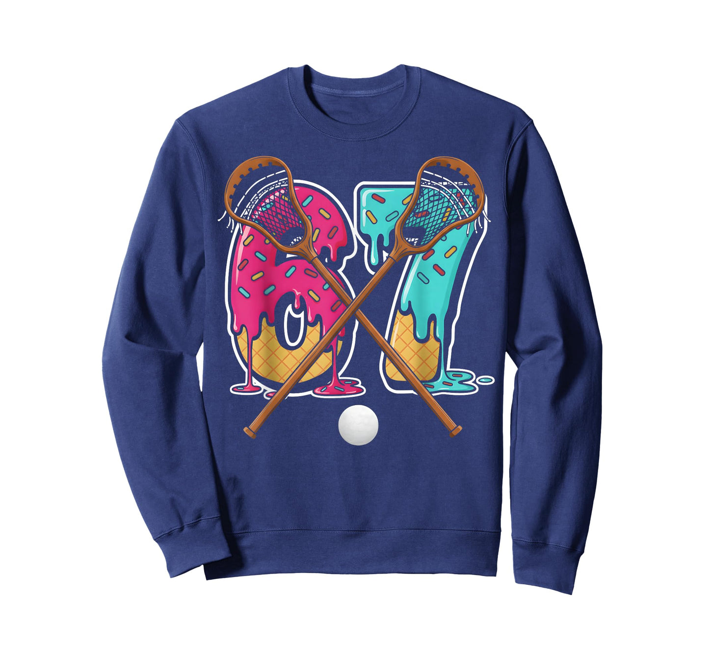 67 Ice Cream Drip Lacrosse Gen Alpha Slang Six Seven Meme T-Shirt