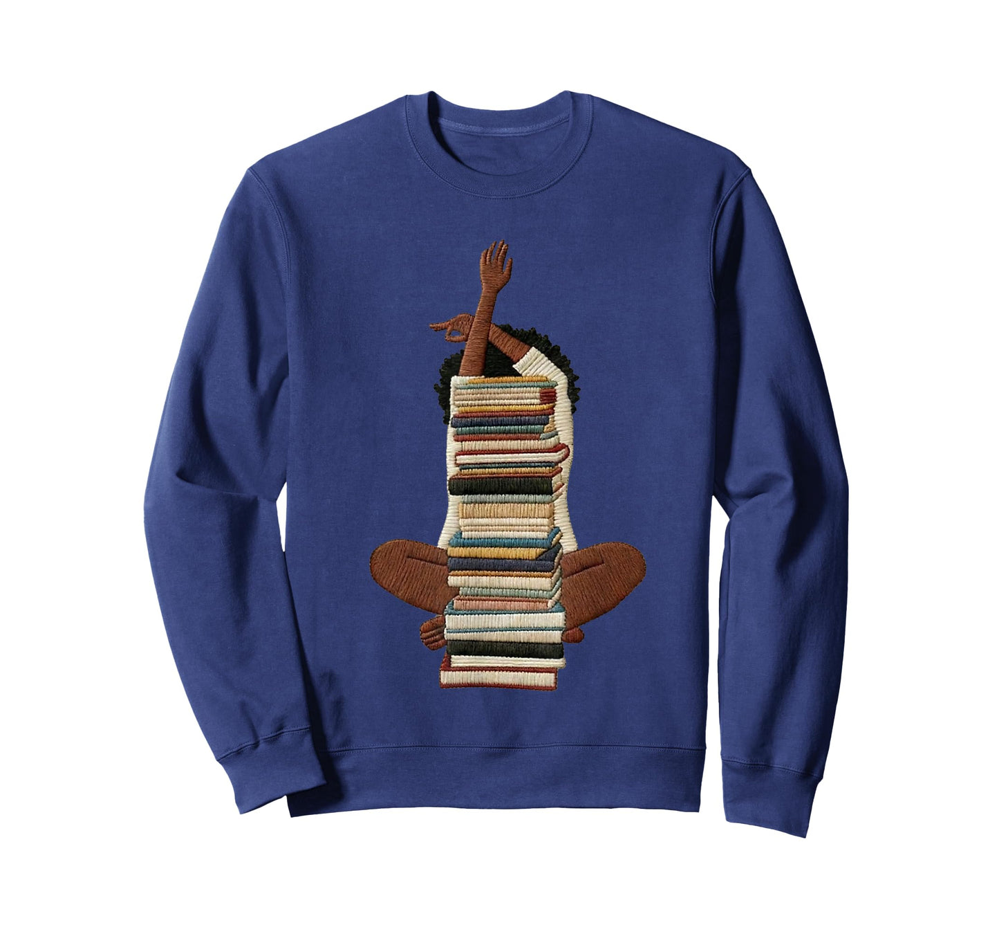 Black History Month Black Culture Girl with Books Melanin T-Shirt