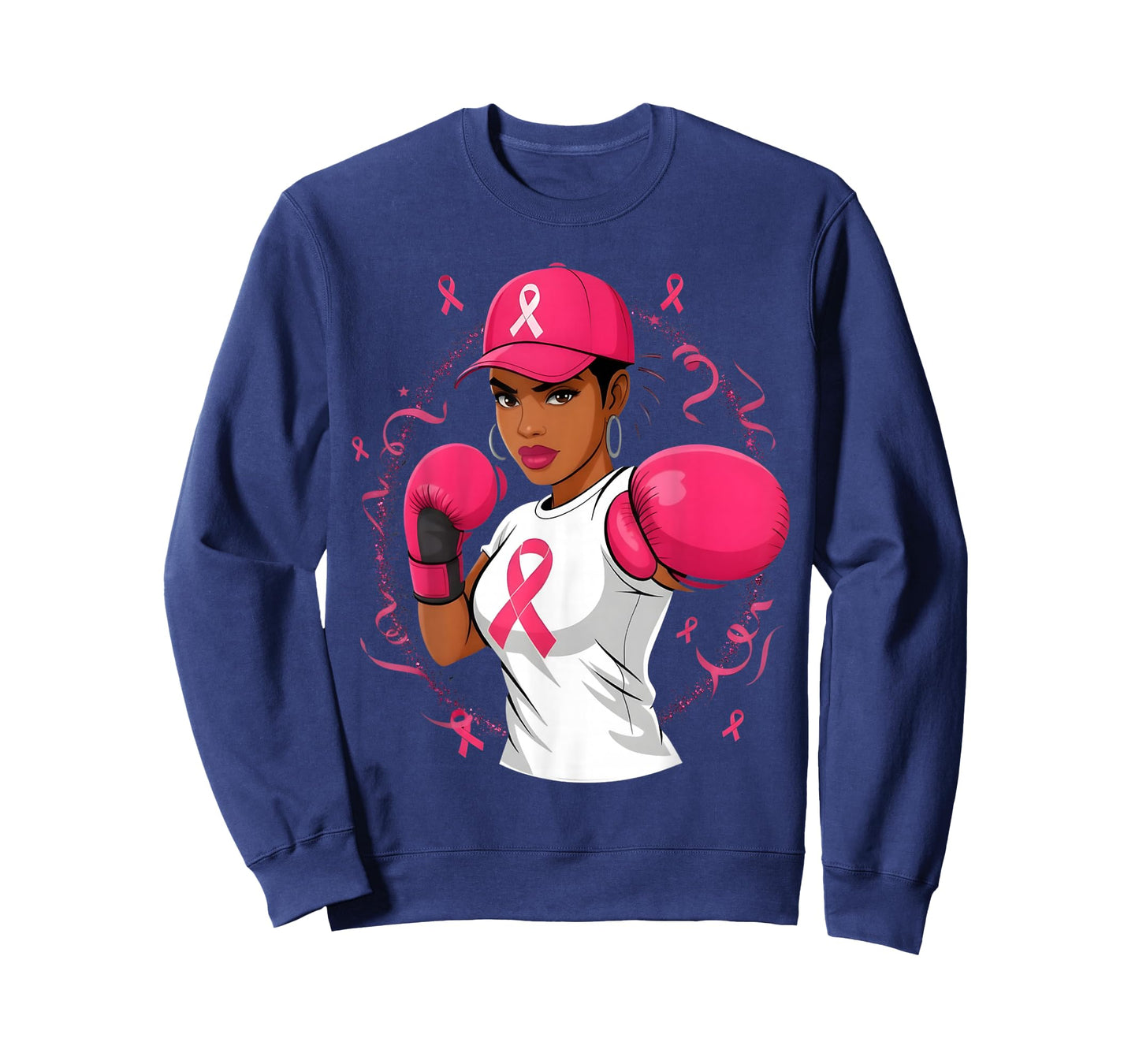 in October We Wear Pink Empower Black Women Breast Cancer T-Shirt