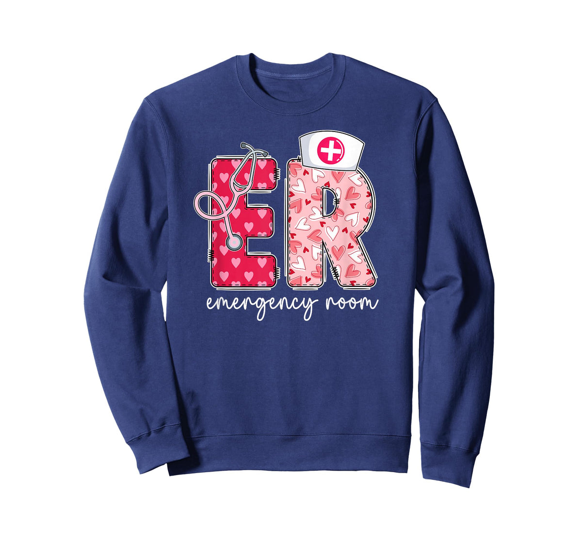 ER Nurse Valentine Emergency Room Nurse Valentines Day T-Shirt