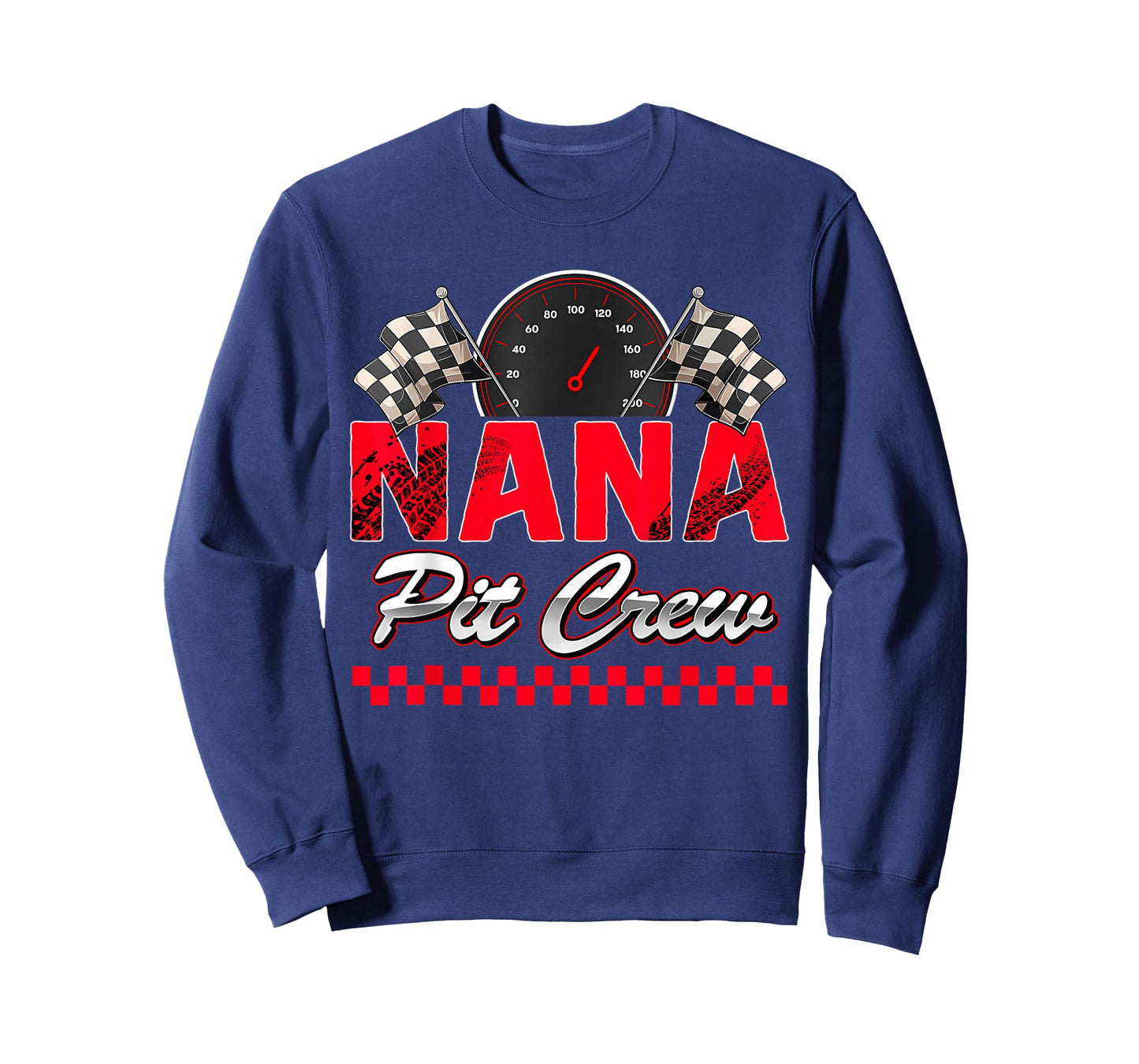 Nana Pit Crew Race Car Birthday Boy Racing Family T-Shirt