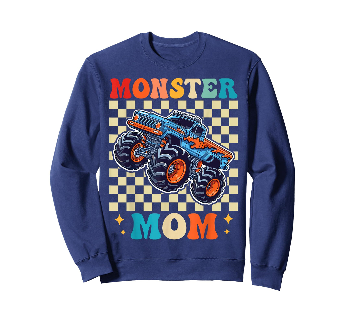 Monster Truck Mom Family Matching Monster Trucks Birthday T-Shirt