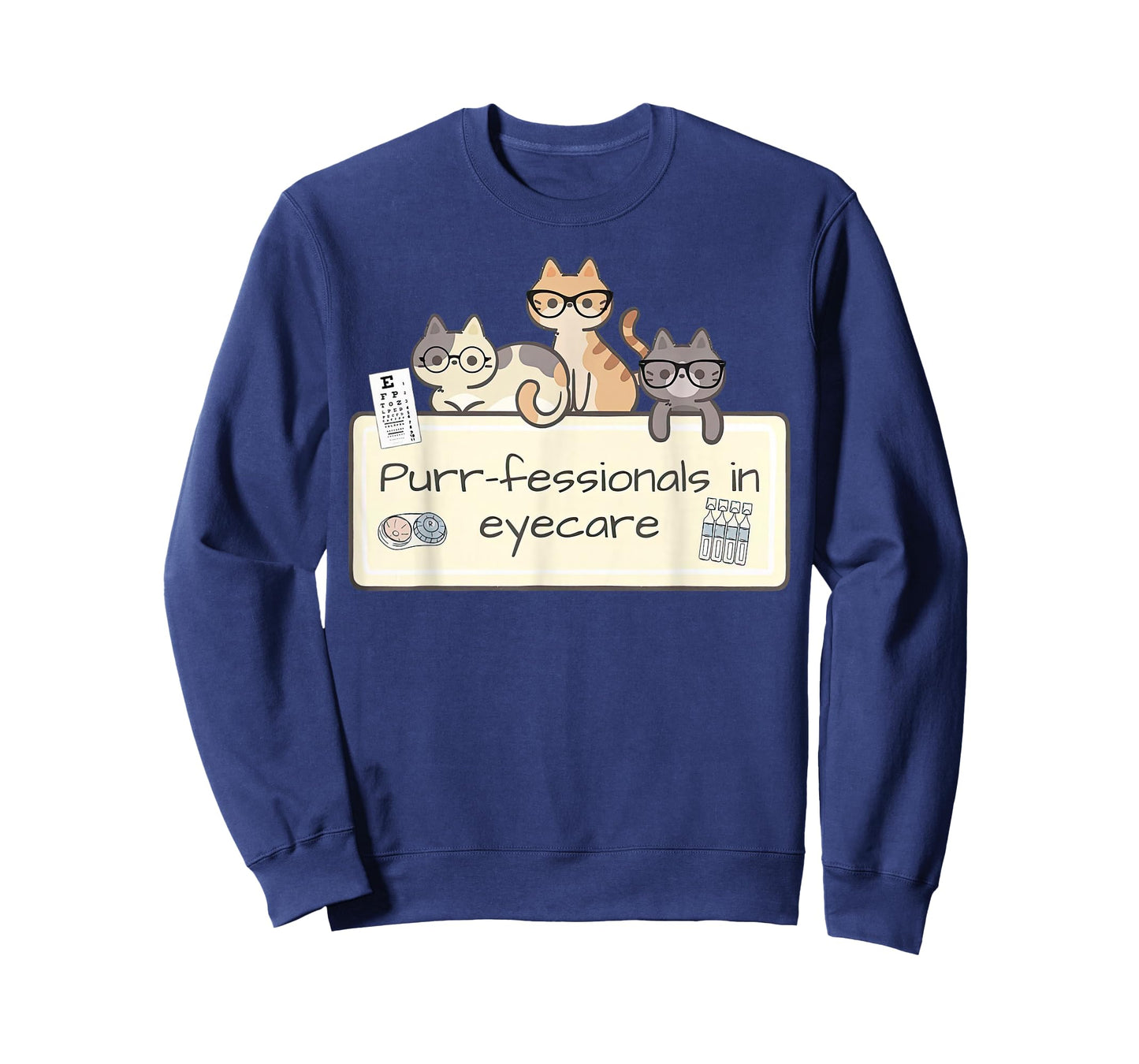 Cute Cats Optometry Eye Dr Optician Ophthalmologist Eye Care T-Shirt