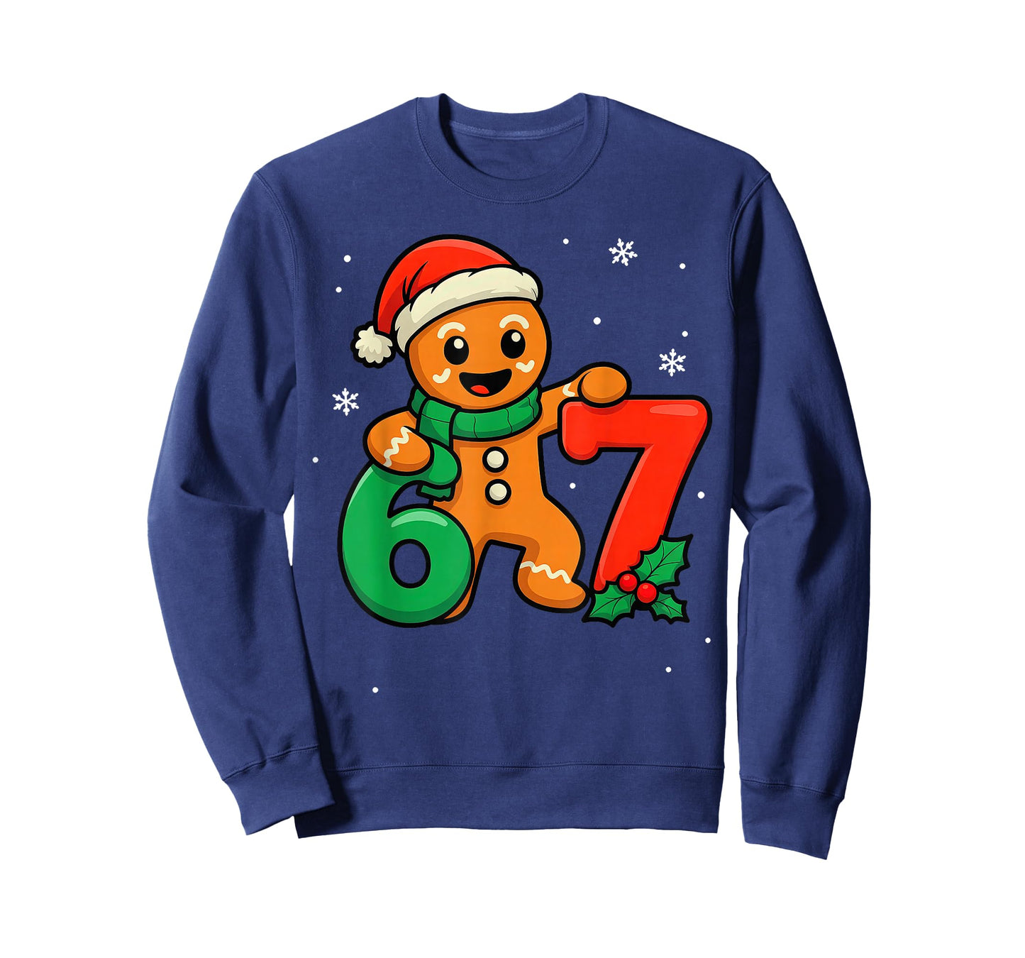 67 Christmas 6 7 Gingerbread 6-7 Meme Six Seven T-Shirt
