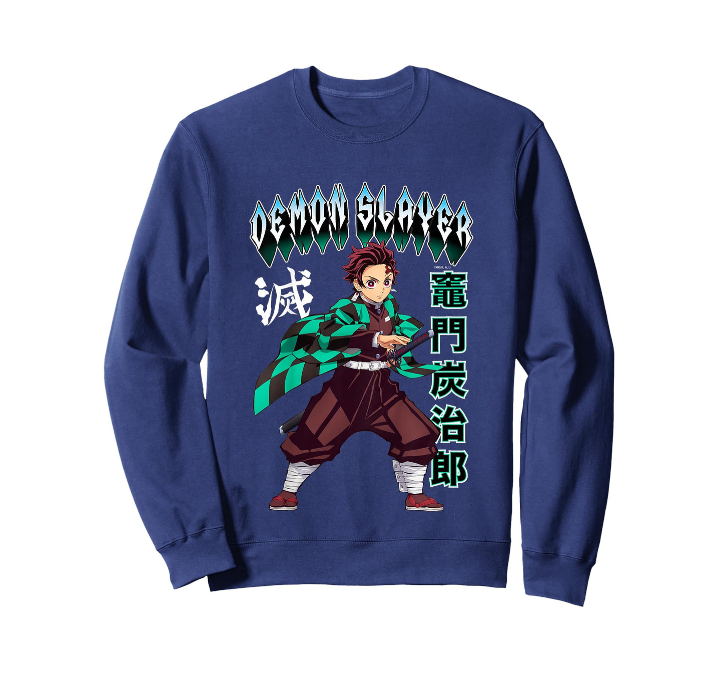 Kids Demon Slayer: Kimetsu no Yaiba Tanjiro Kamado Heroic Stance T-Shirt