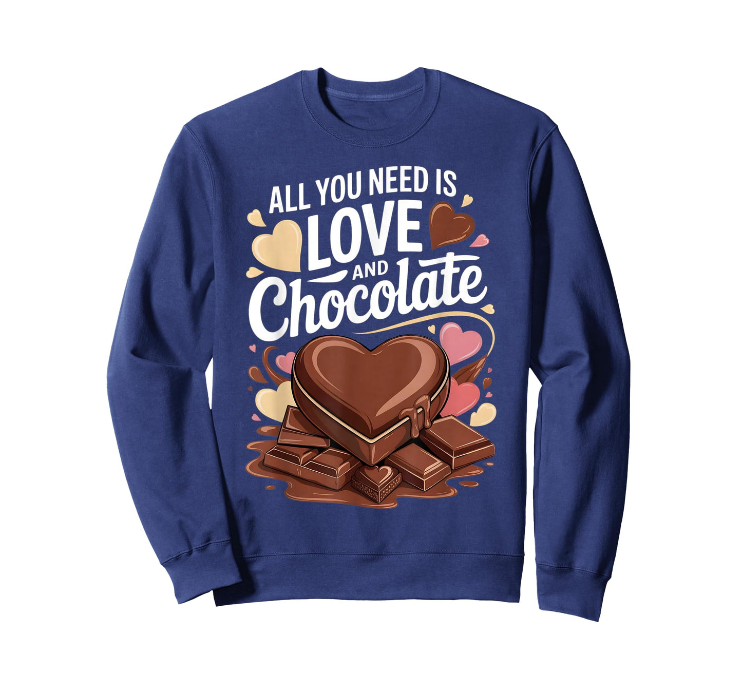 All You Need is Love and Chocolate Candy Heart T-Shirt