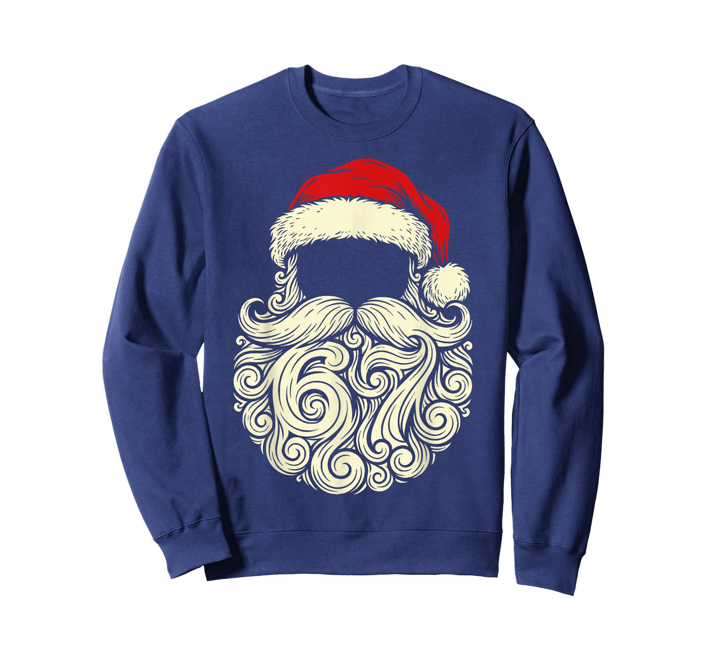 Santa 67 Hidden in Beard Christmas T-Shirt