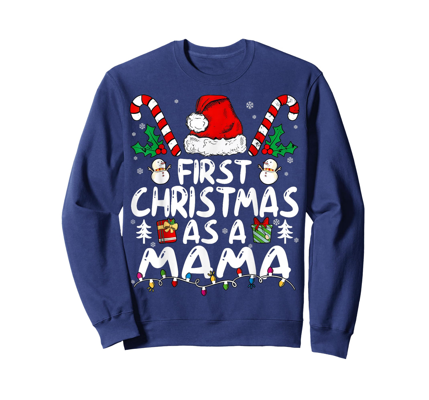 First Christmas As A Mama New Mama T-Shirt