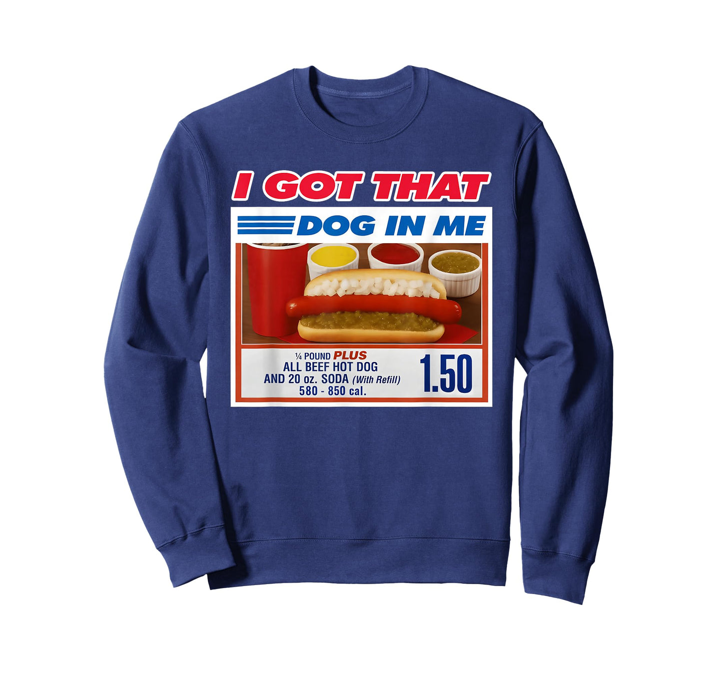 I Got That Dog in Me Funny Hotdog Christmas Ugly Style T-Shirt