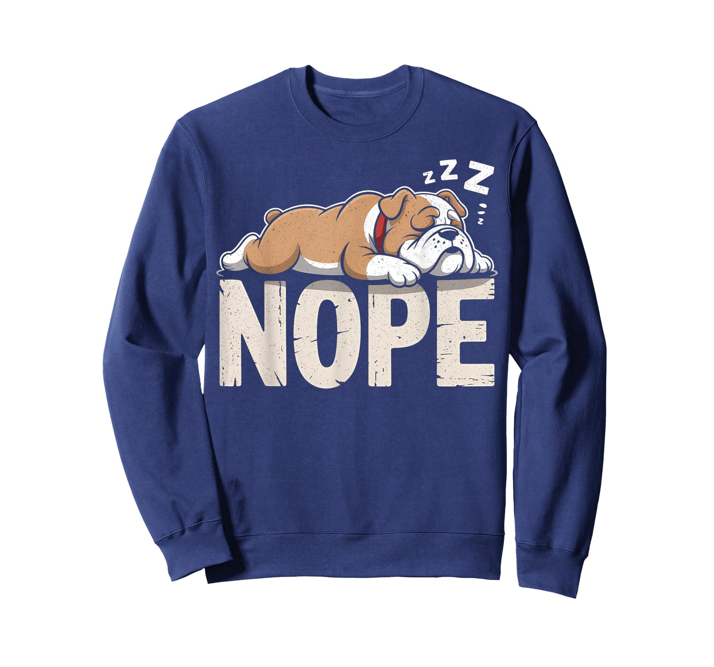Nope Lazy English Bulldog Dog Lover T-Shirt