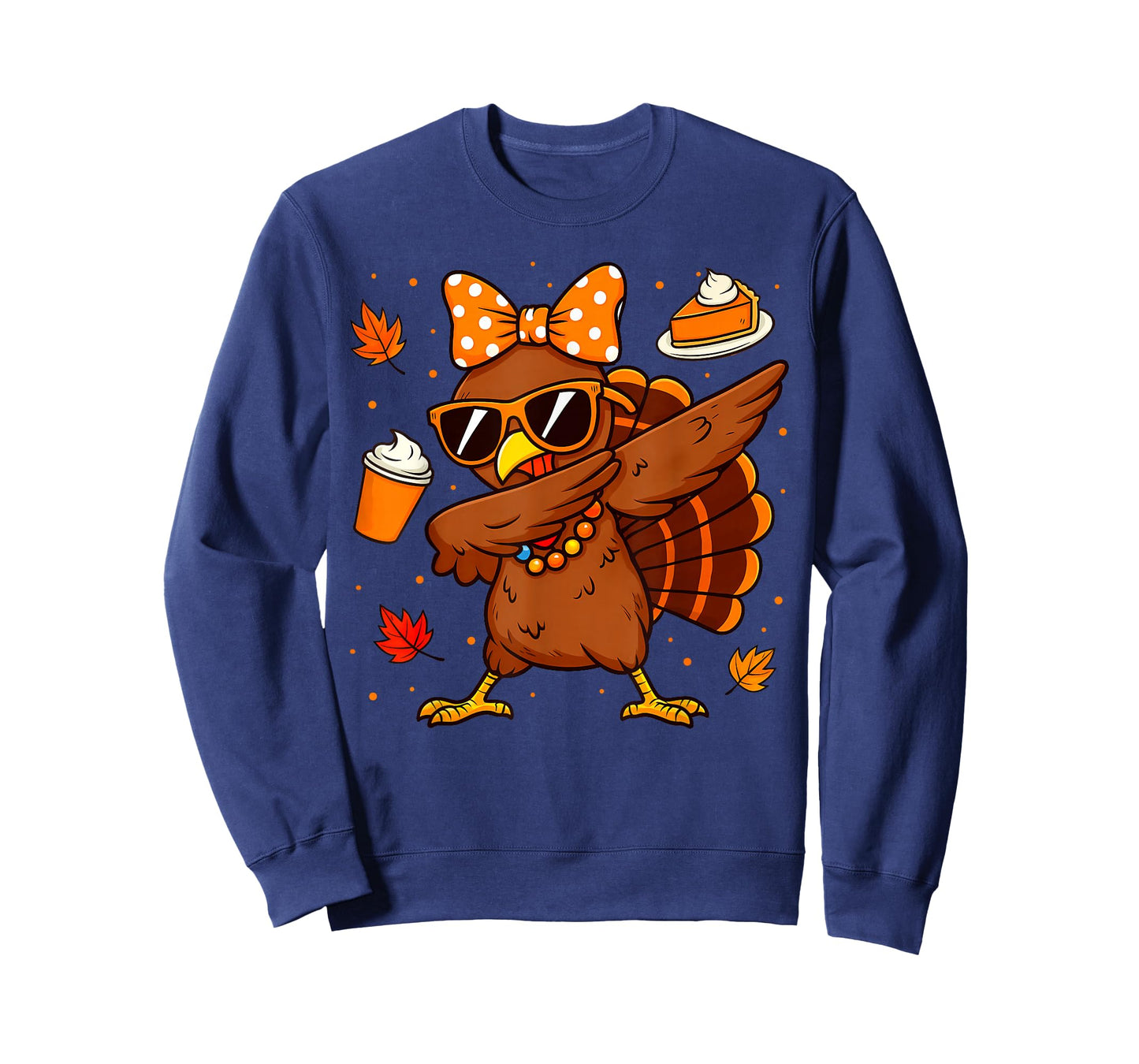 Thanksgiving Funny Turkey Dabbing for Men Women Kids T-Shirt