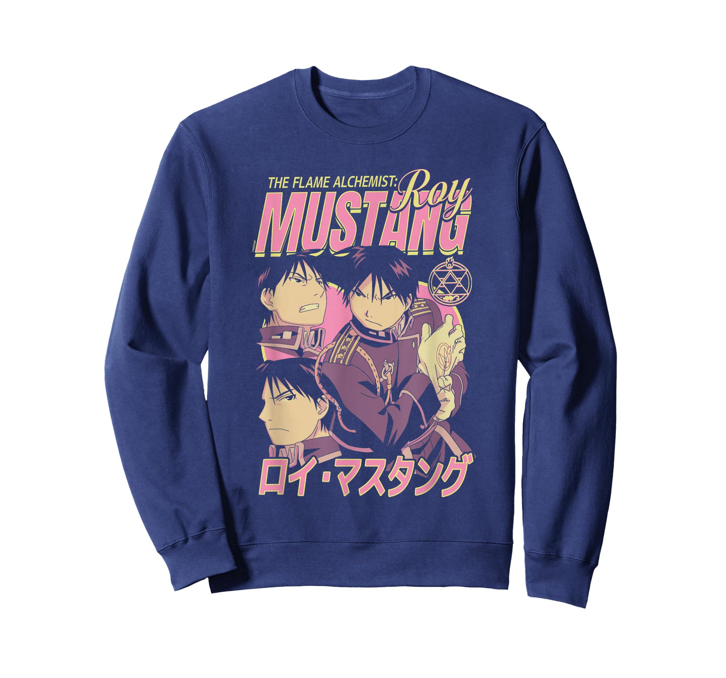 FMAB The Flame Alchemist Roy Mustang Collage Anime T-Shirt