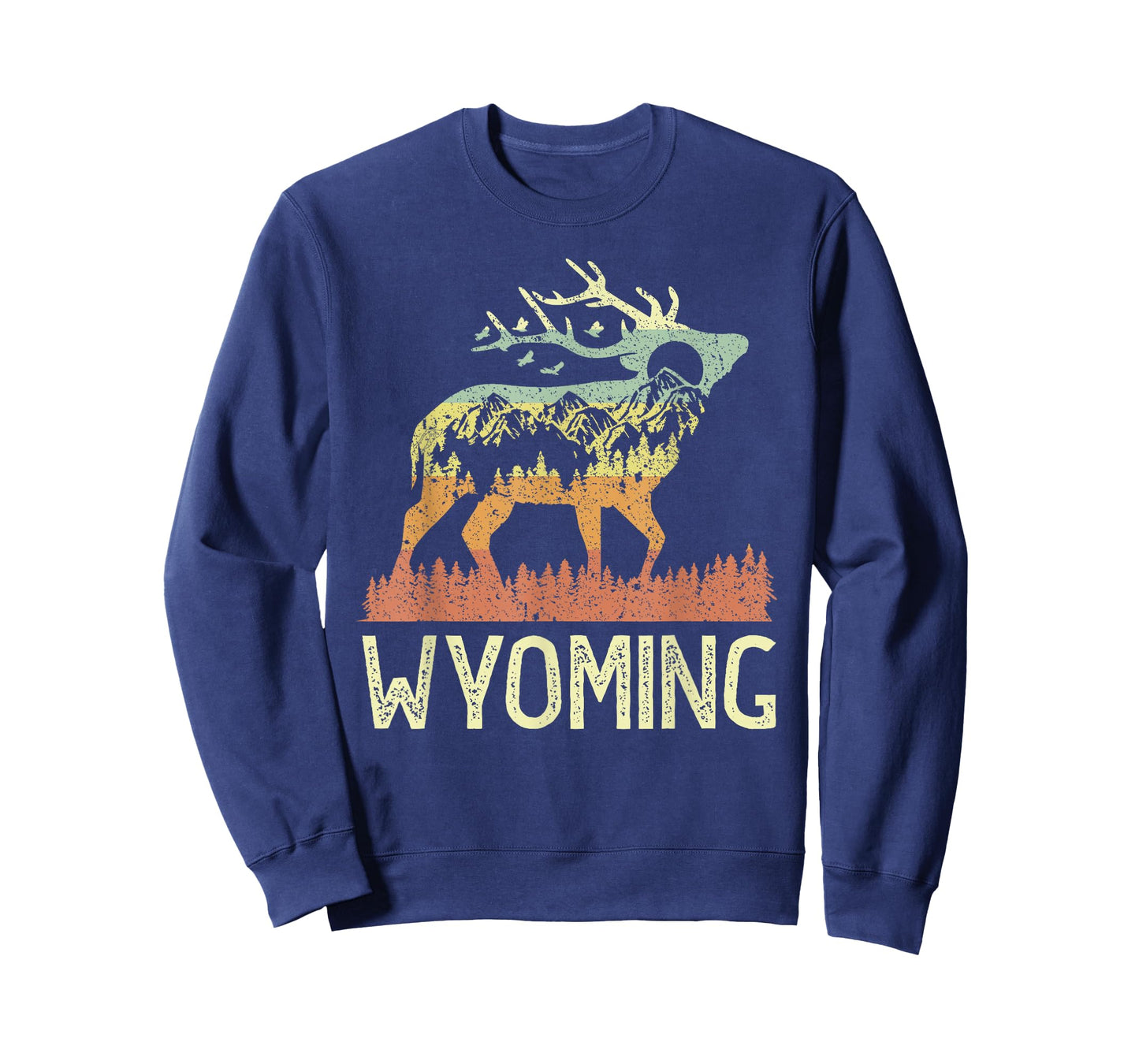 Wyoming - Vintage Men Women 70s 80s Graphic Cool Nature T-Shirt