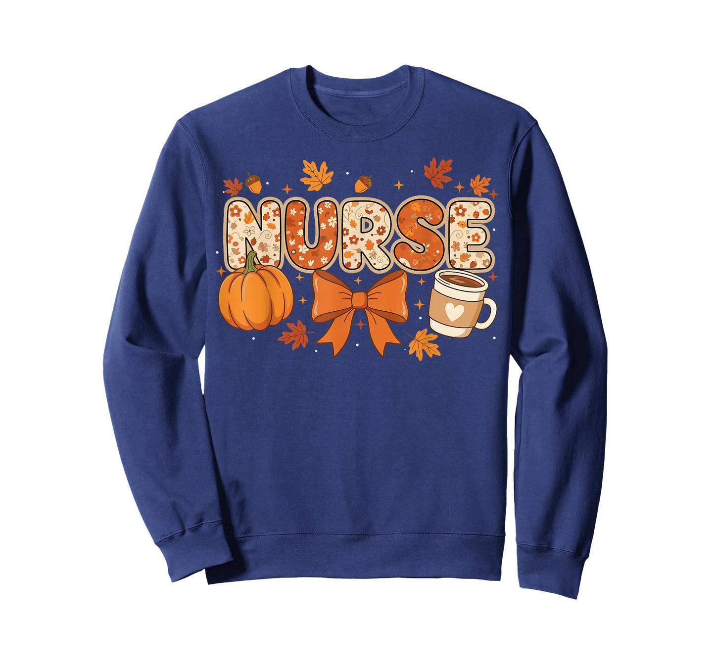 Pumpkin Spice Nurse Thanksgiving Fall ER NICU School T-Shirt