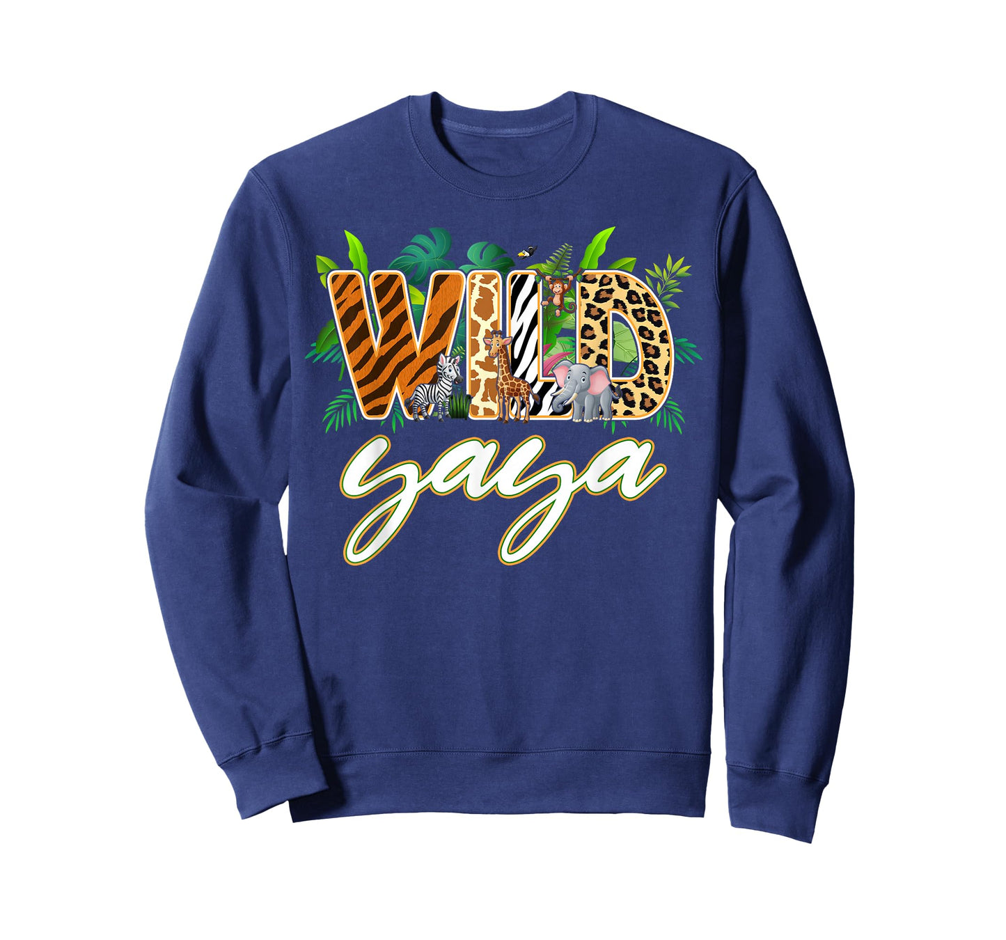 Yaya of The Wild One Zoo Birthday Safari Jungle Family T-Shirt