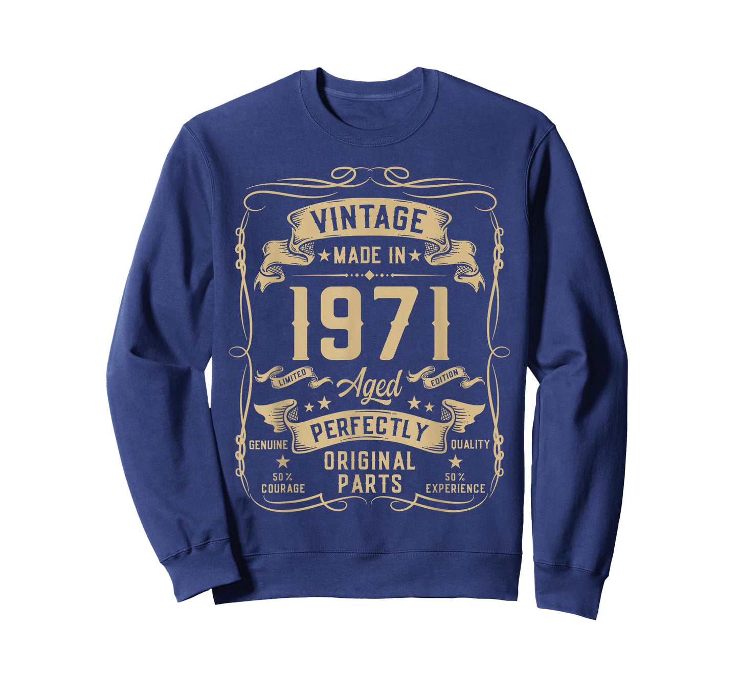 Vintage 1971 55yr 55th Birthday Gifts for Men 55 Years Old T-Shirt