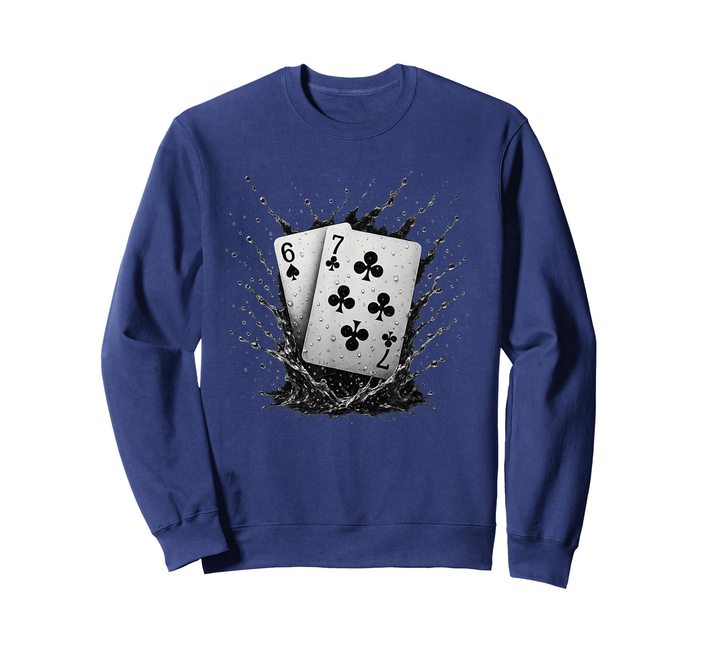 67 Playing Cards Six Seven Meme Card Game Poker Casino Fans T-Shirt