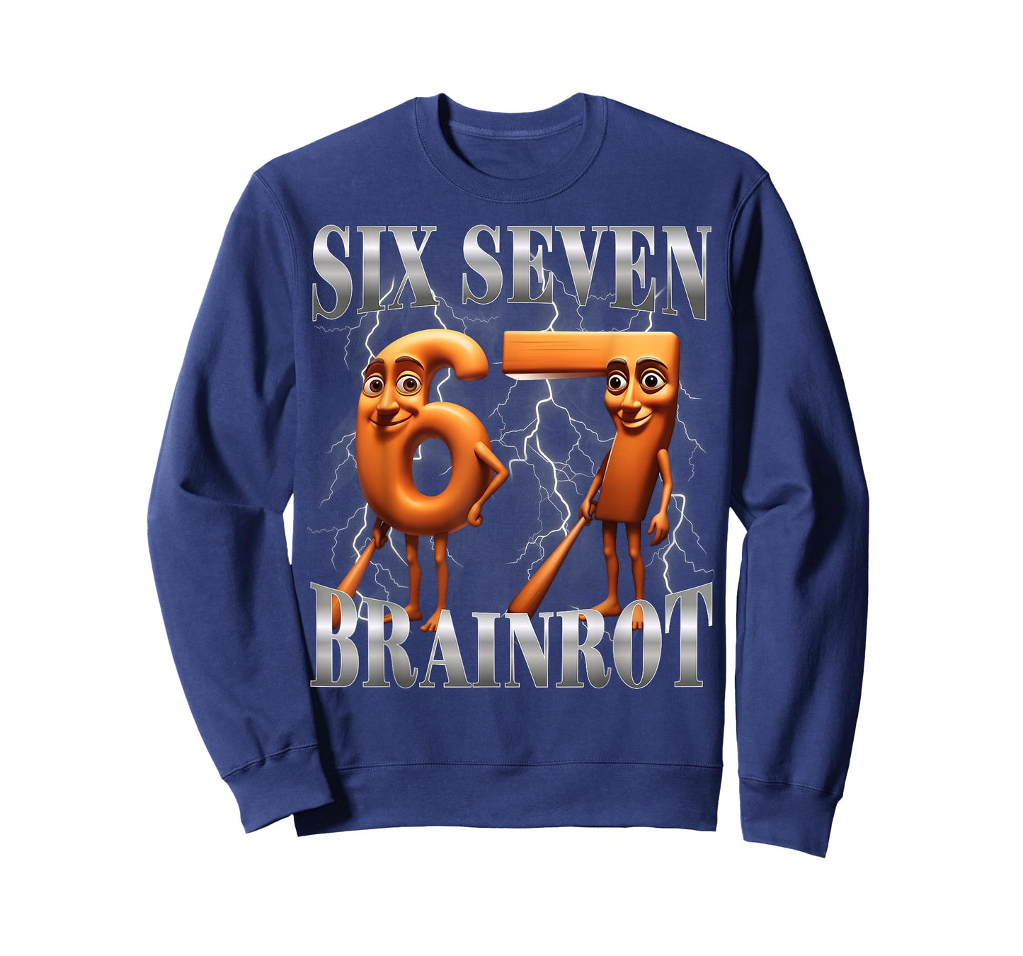Funny 67 Italian Brainrot Tung Tung Sahur Six Seven Meme T-Shirt