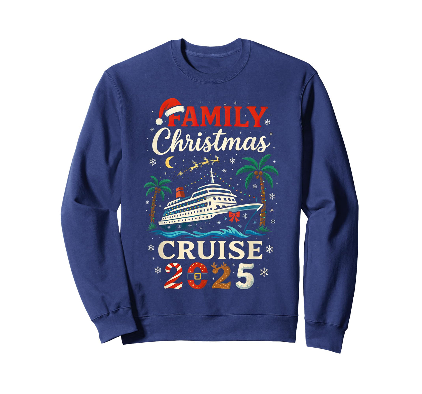 Family Christmas Cruise 2025 Design Boys Girls Kids Adults T-Shirt