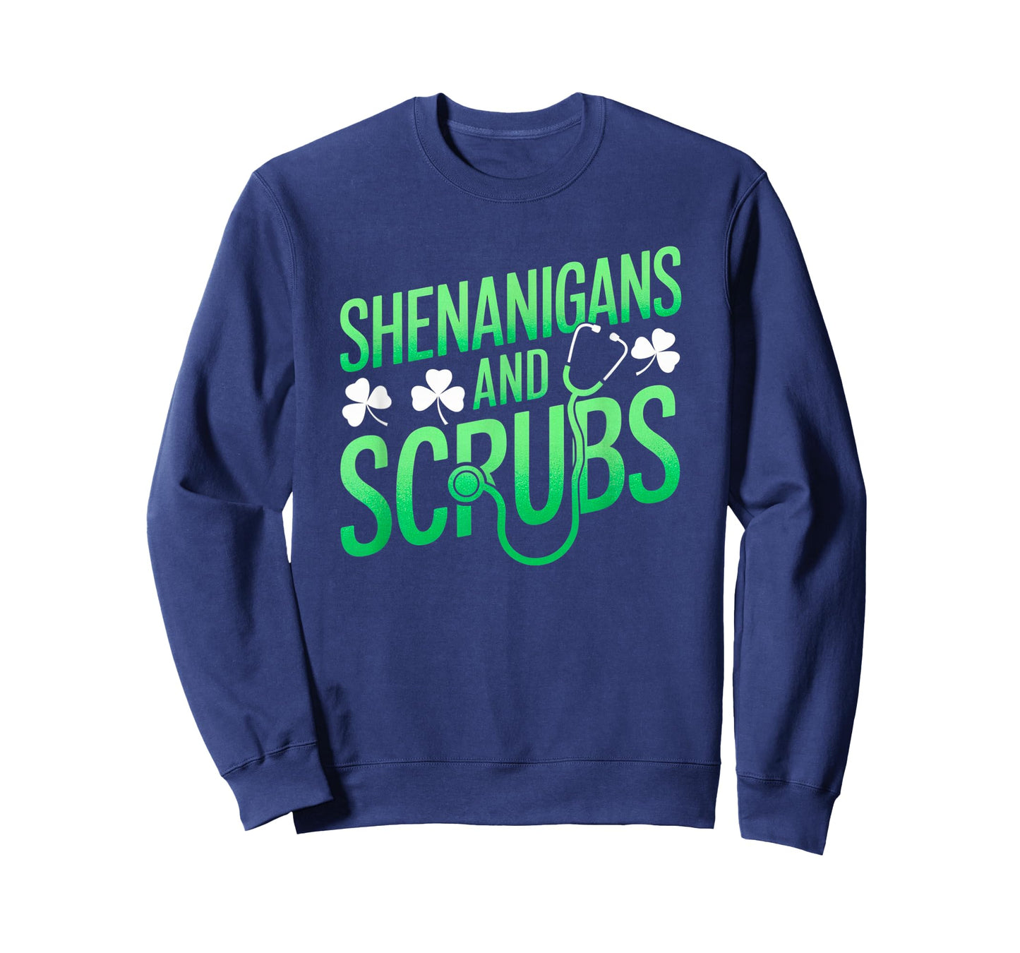 Nurse Shenanigans and Scrubs St Patricks Day Nursing Student T-Shirt