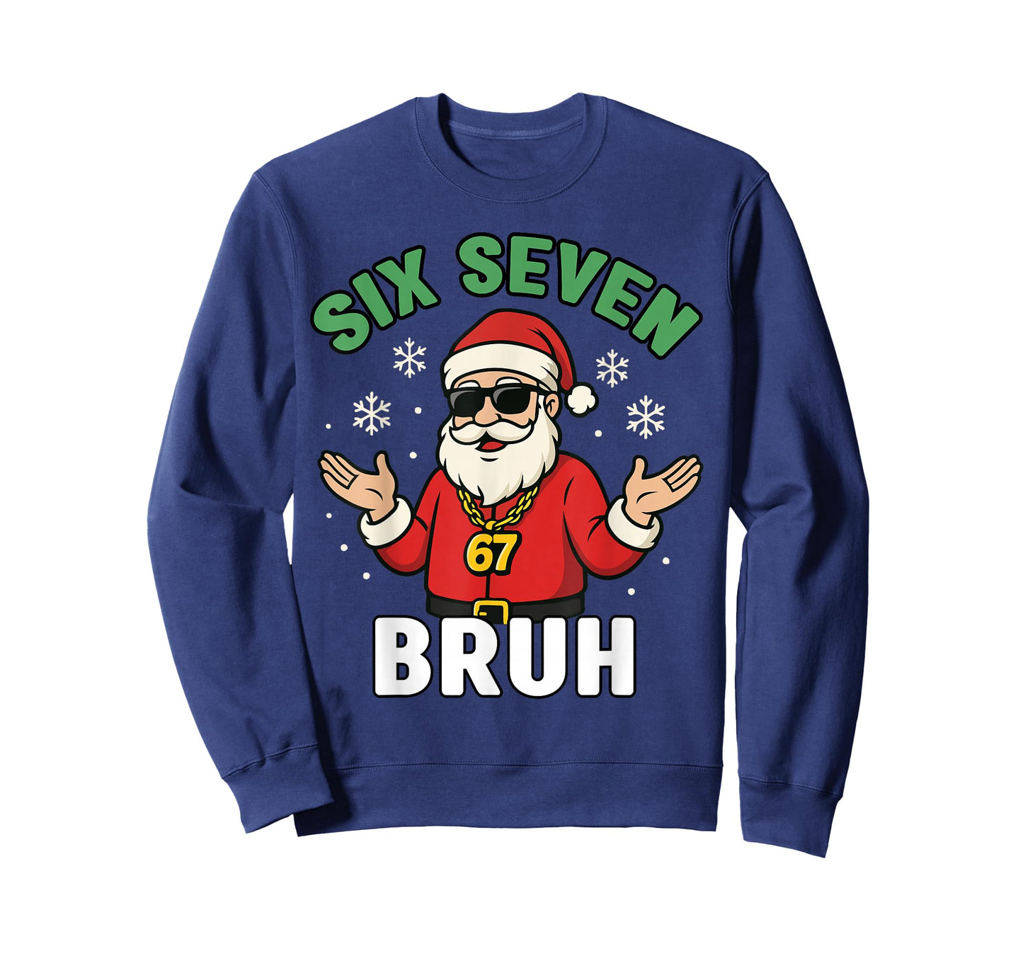 Six Seven 67 Christmas 6 7 Bruh Boys Kids 6-7 Meme Youth T-Shirt