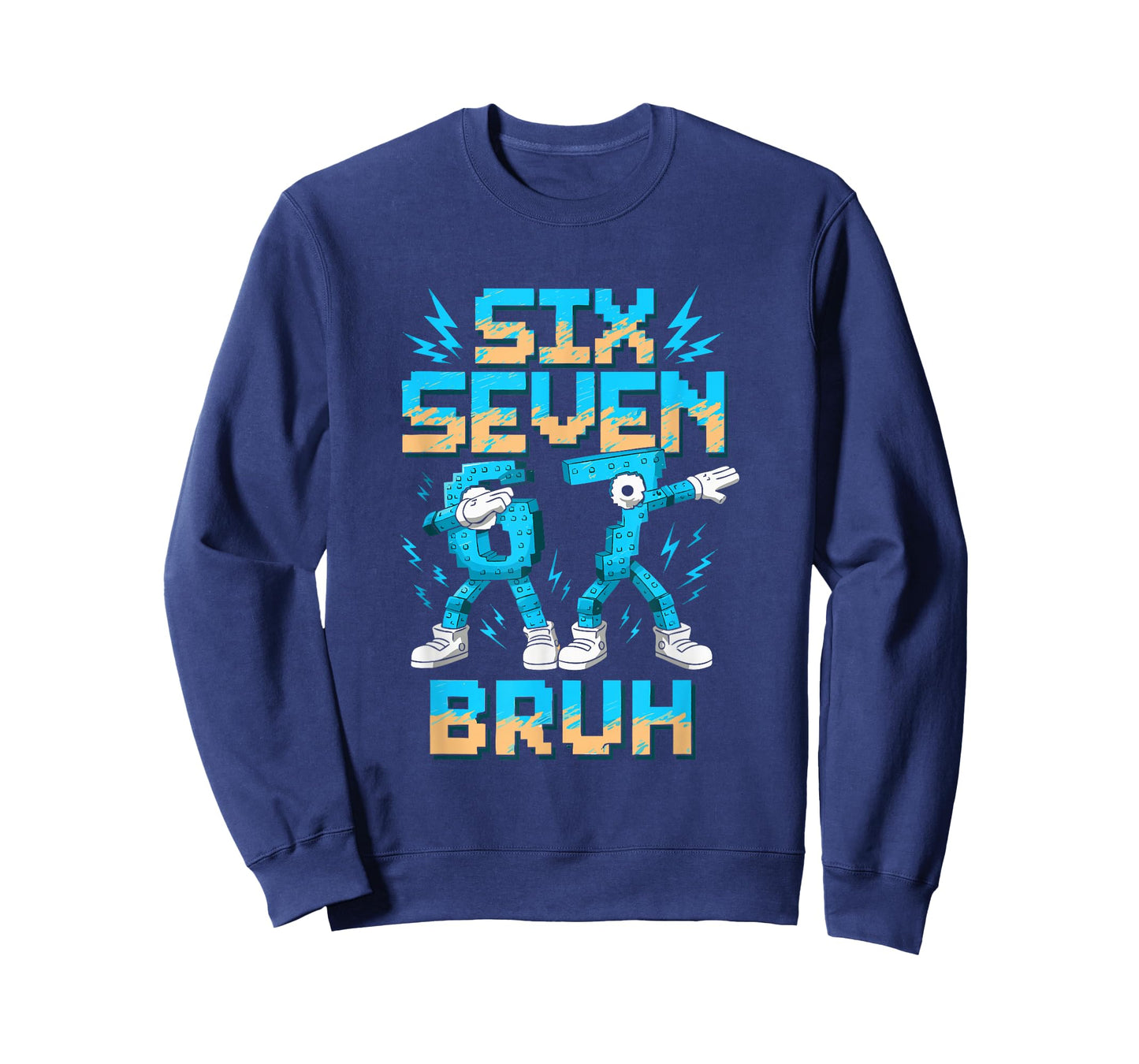 Funny 67 Dab Six Seven Burh Christmas 6 7 Dabbing Meme T-Shirt