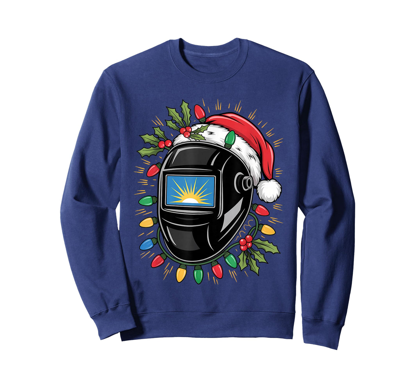 Welder Christmas Hat Funny Welding Xmas Tools T-Shirt