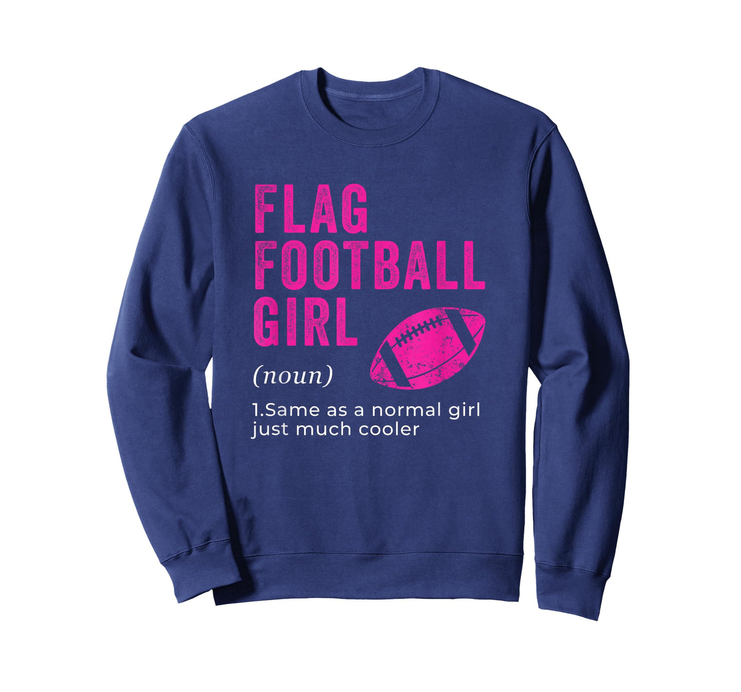 Flag Football Girls Sport Game Girl Women Players Outfit T-Shirt