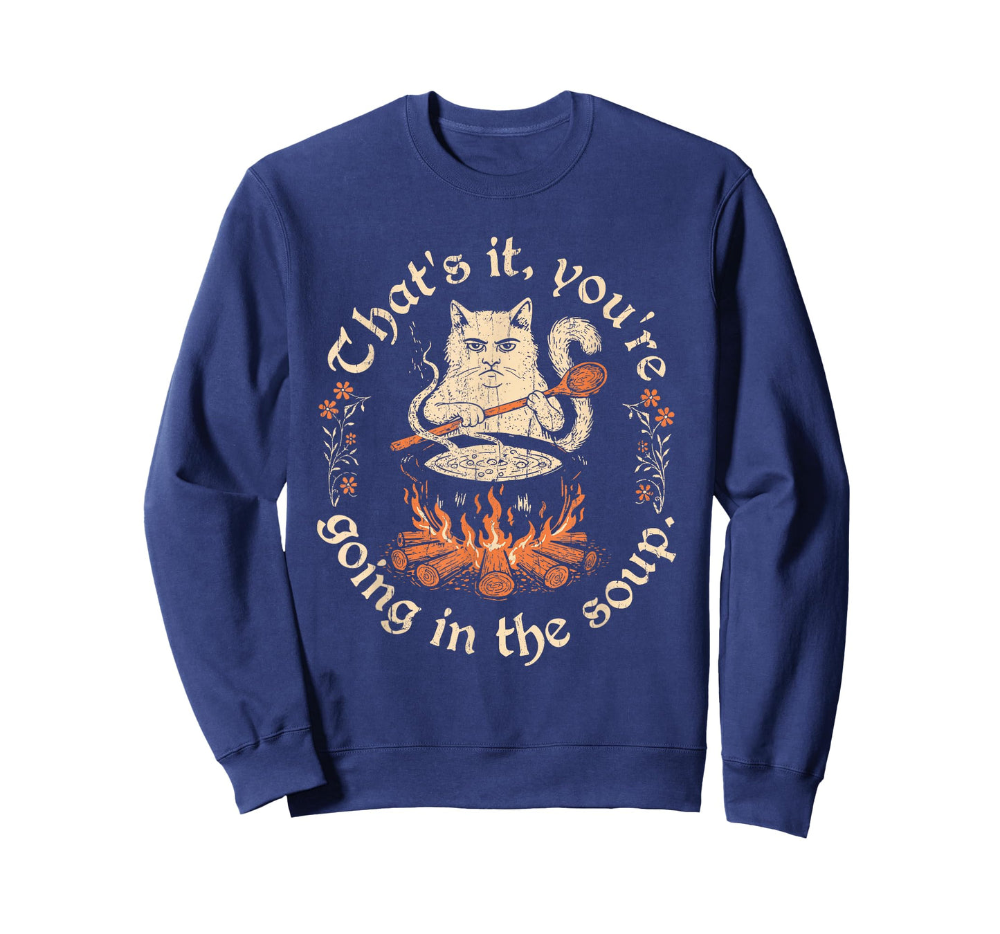 That's It You're Going in The Soup, Funny Wizard Cat Meme T-Shirt