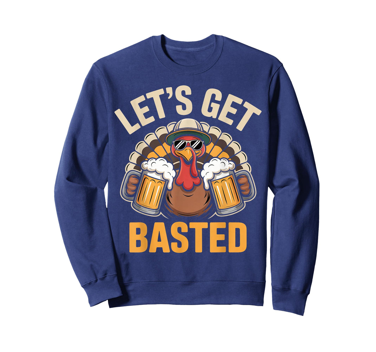 Let’s Get Basted Beer Thanksgiving Turkey Drinking Party T-Shirt