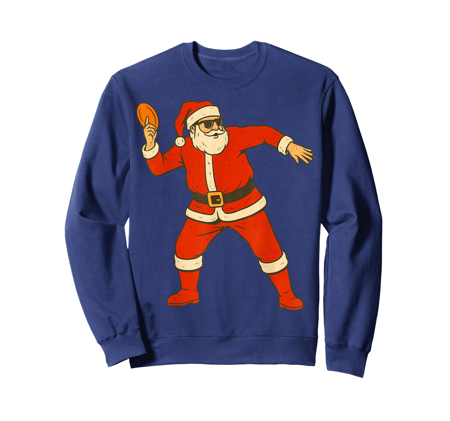 Christmas Disc Golf Vintage Funny Santa Xmas T-Shirt