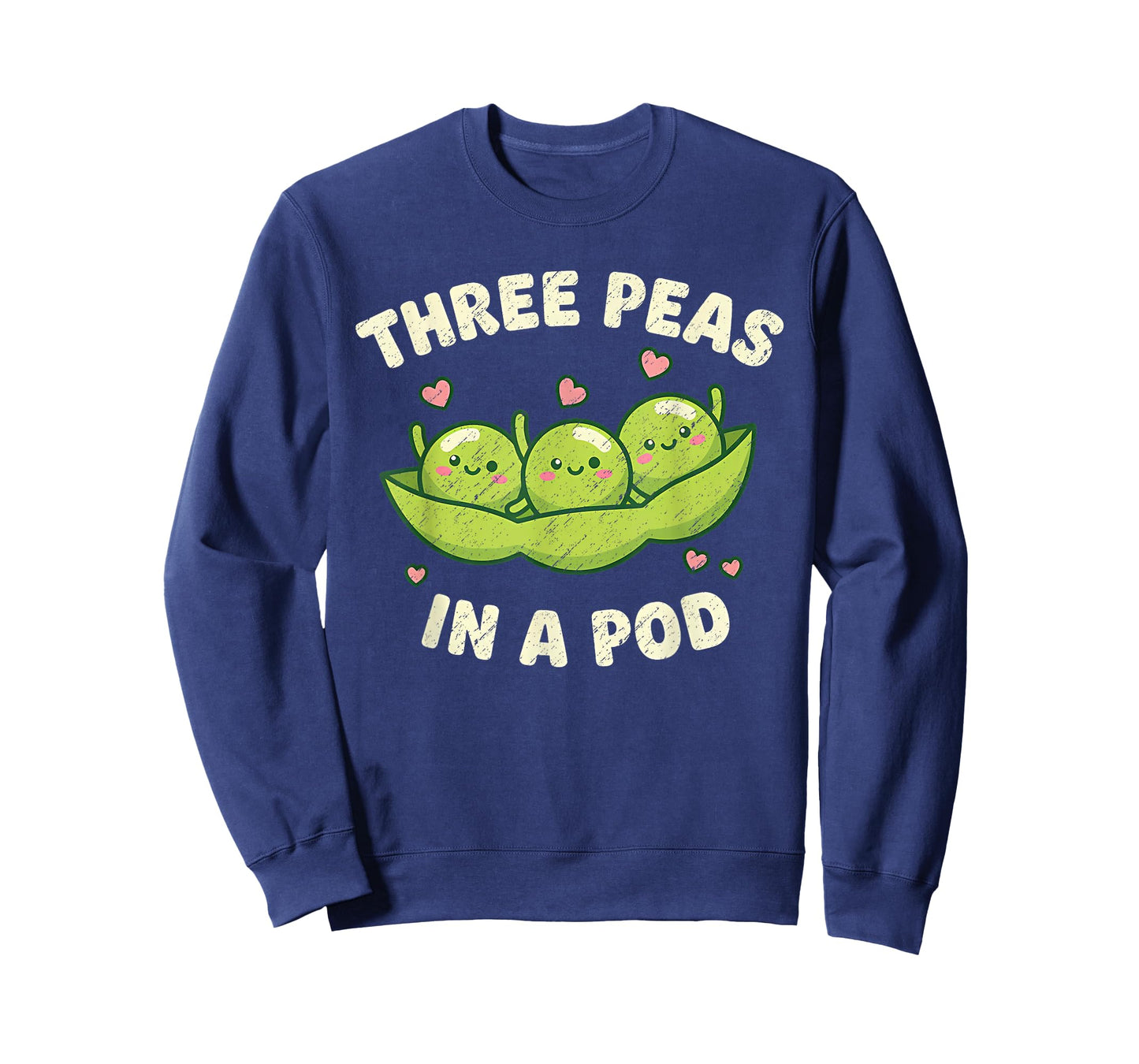 Funny Three Peas in A Pod Cute Kawaii T-Shirt