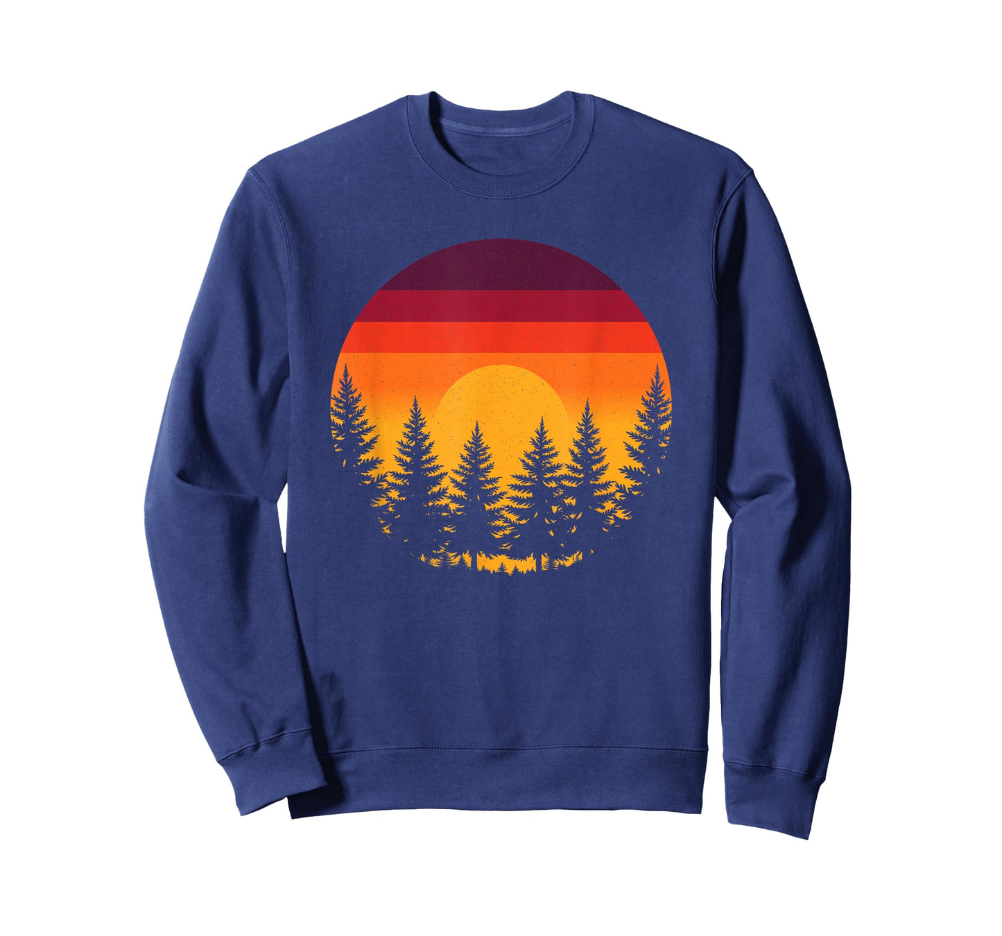 Mountain Forest Tree Nature Graphic Outdoor Hiking Adventure T-Shirt