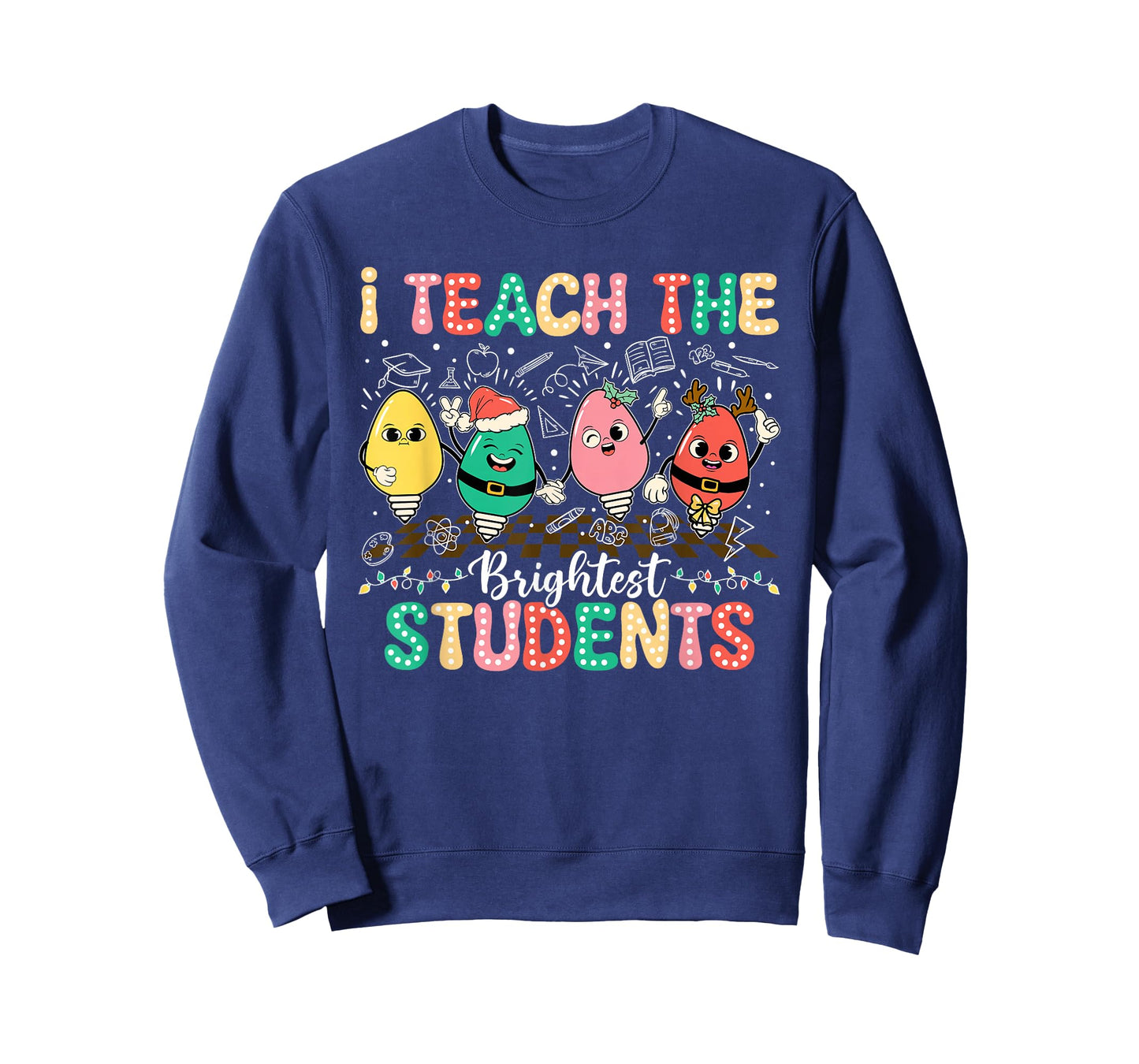 I Teach The Brightest Students Christmas Lights T-Shirt