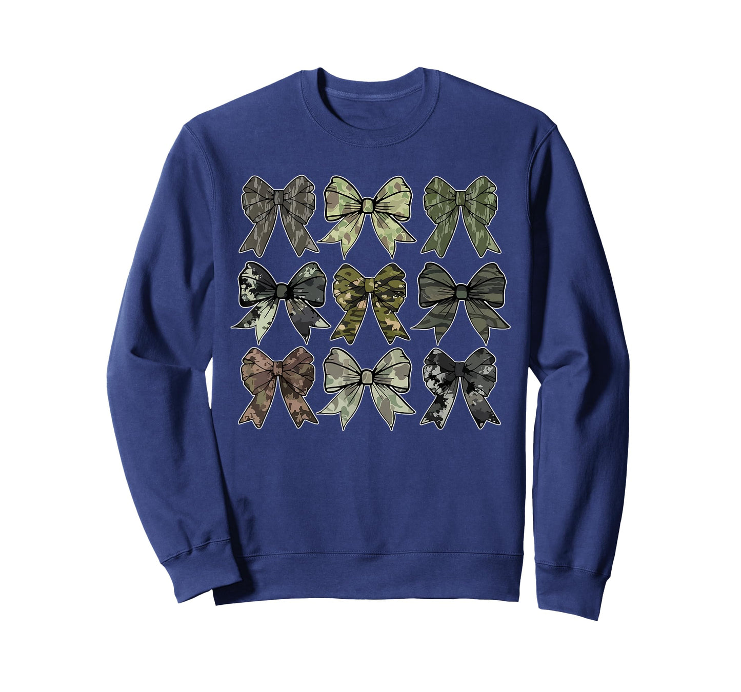 Camouflage Old Camo Bow Camo Coquette Bow Hunting Women Girl T-Shirt