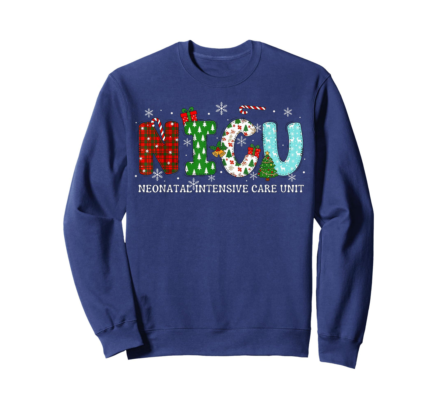 NICU Nurse Christmas Neonatal Intensive Care Unit Nursing T-Shirt