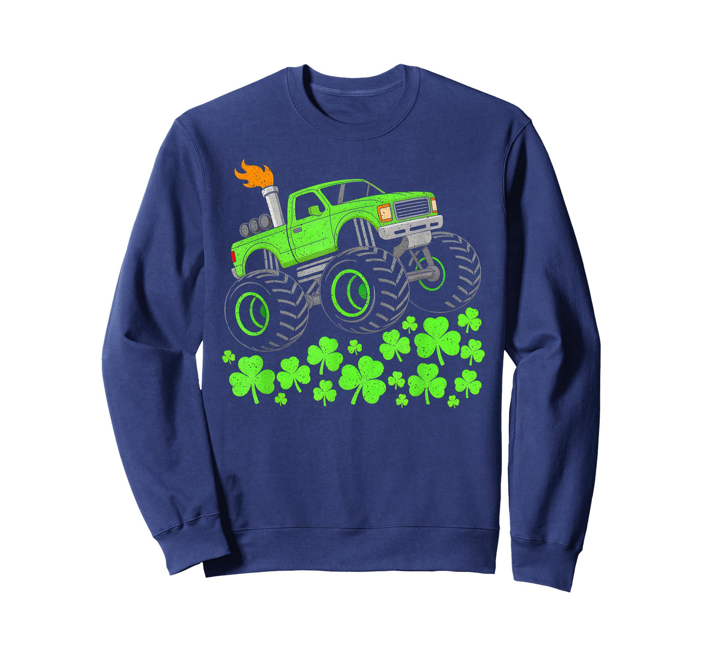 St Patricks Day Monster Truck Saint Paddys Boys Kids Toddler T-Shirt