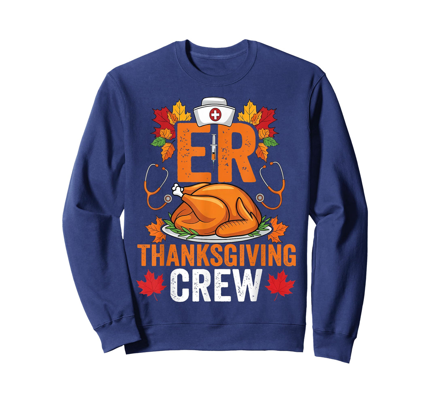 ER Thanksgiving Crew Emergency Department Nurse for Women T-Shirt