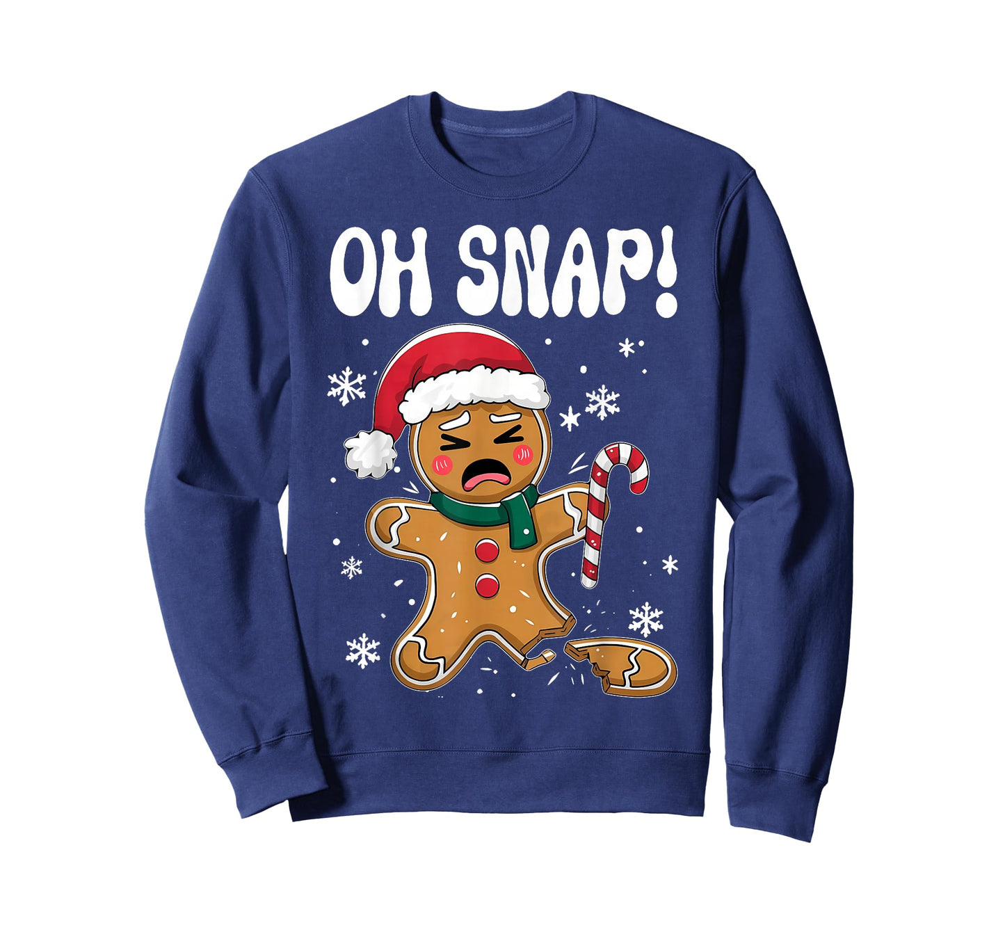 Gingerbread Man Oh Snap Christmas Funny Cookie Baking Gift T-Shirt