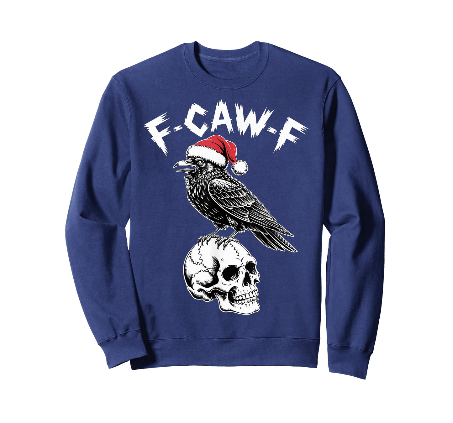Funny F-CAW-F Christmas Viking Raven Xmas F-CAW-F T-Shirt