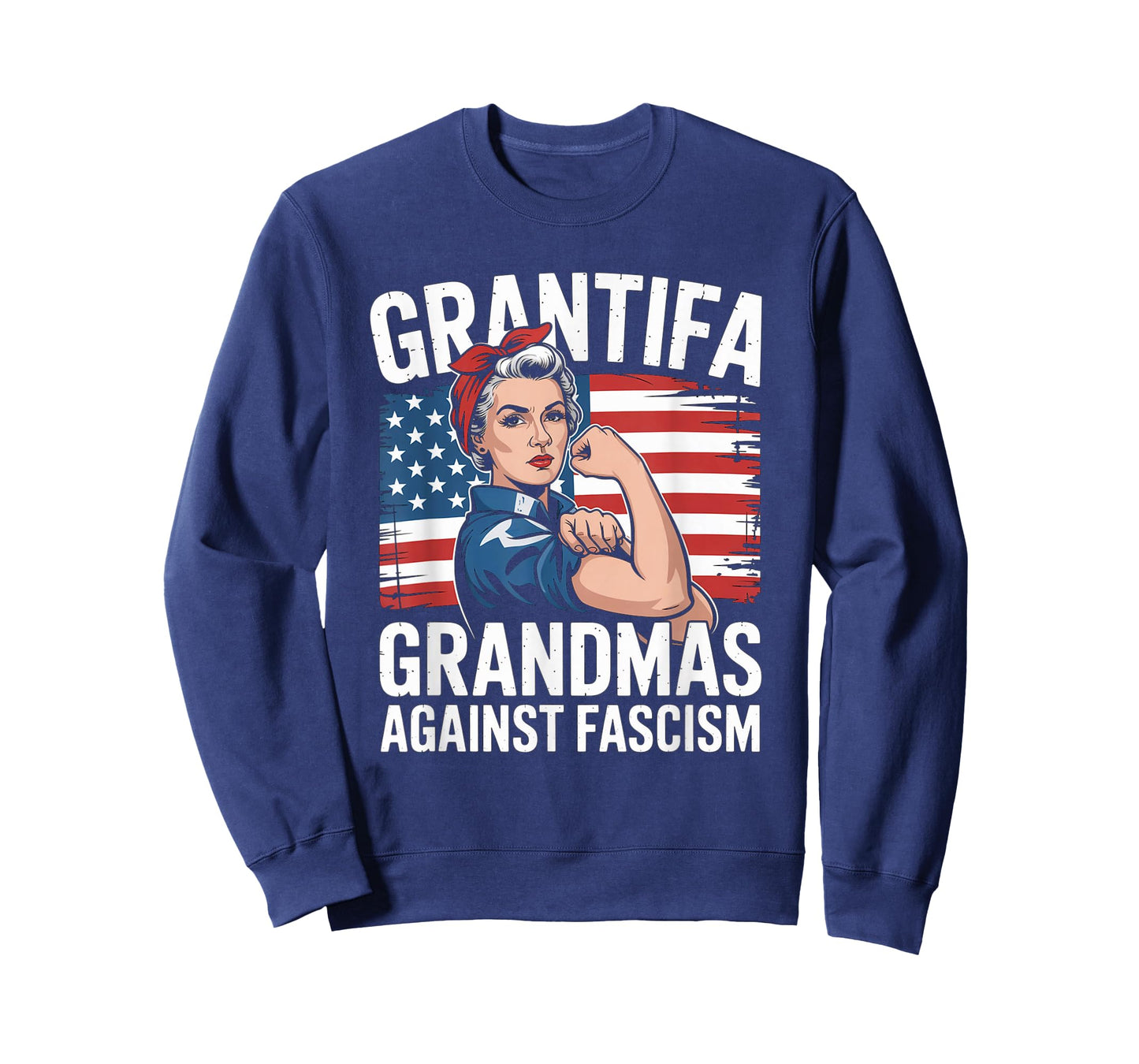 Grantifa Grandmas Against Fascism Flag Resist No Kings 50501 T-Shirt