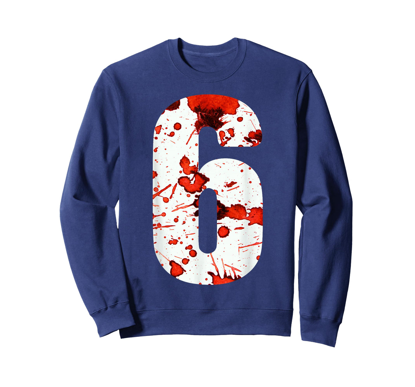 Fun Six Seven 6 7 Meme Design Couples Halloween Horror Blood T-Shirt