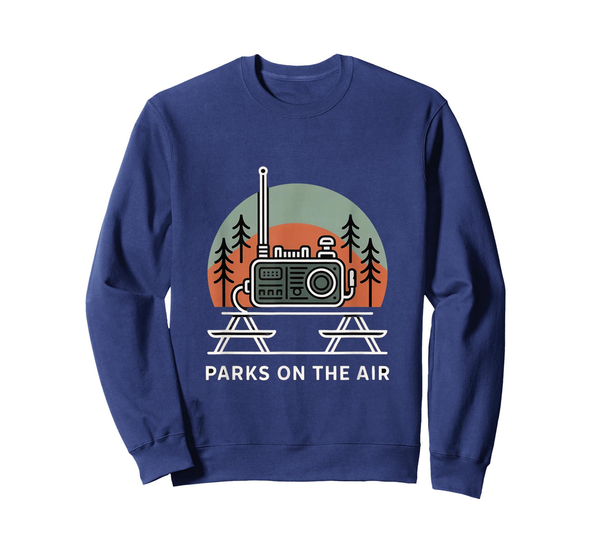 Parks On The Air Portable Ham Radio Operator Camping T-Shirt