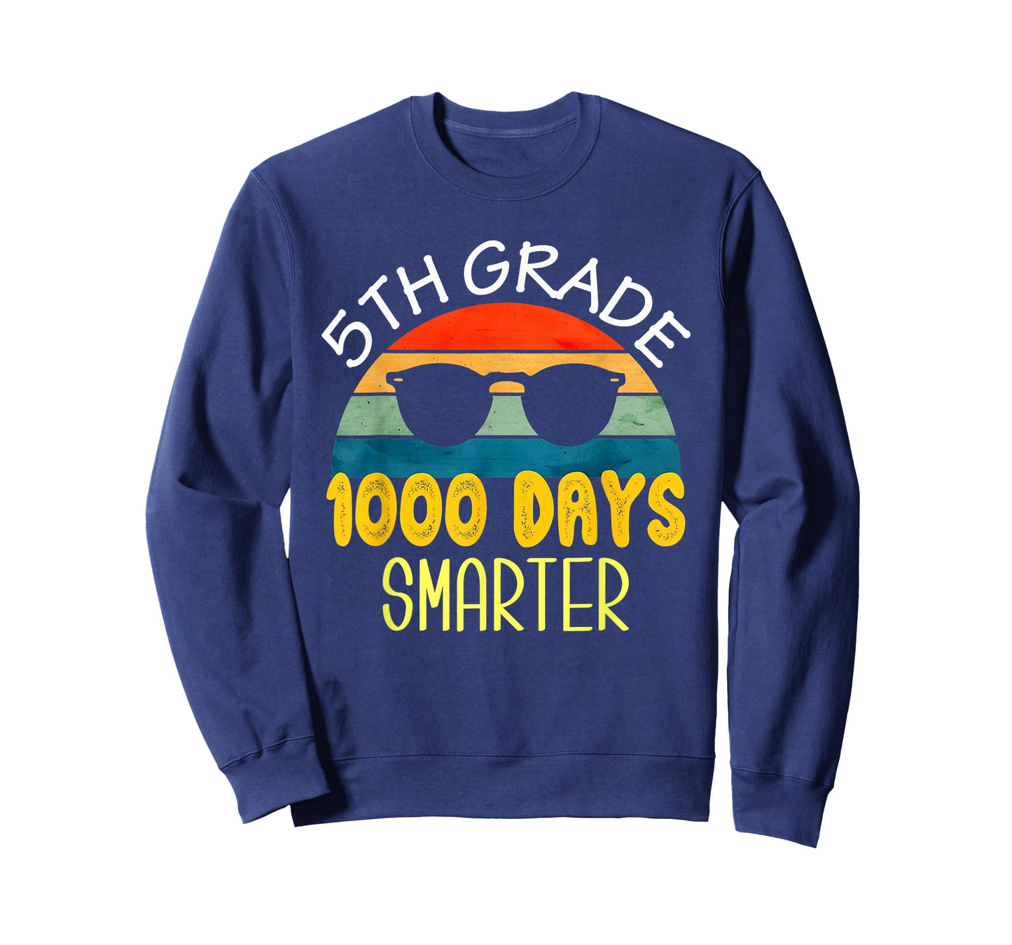 1000 Days Smarter Fifth 5th Grade Teacher Student 100th Day T-Shirt