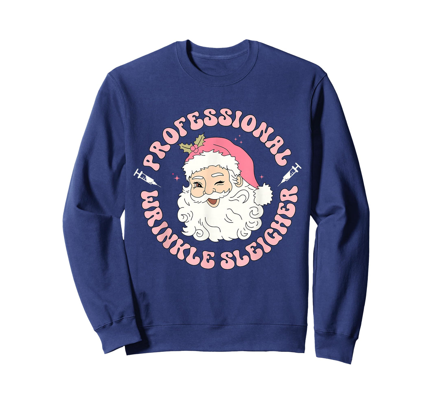 Professional Wrinkle Sleigher Botox Injector Nurse Christmas T-Shirt