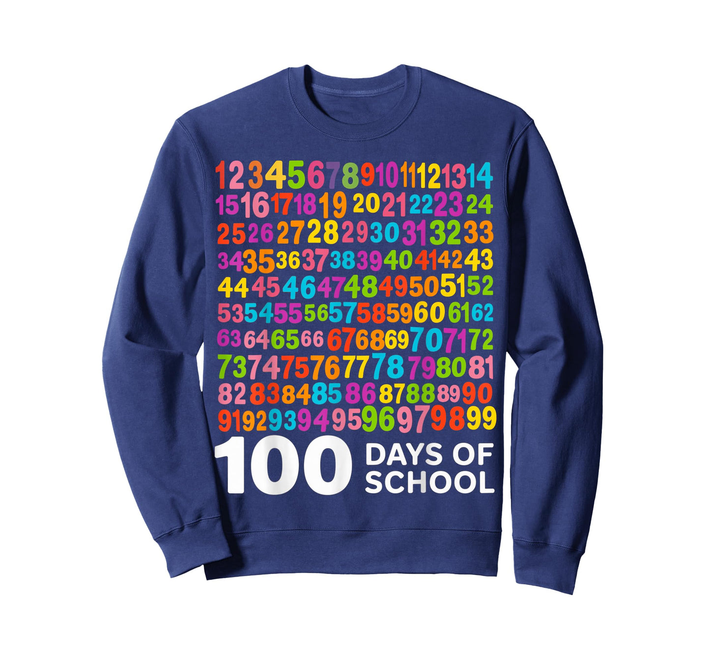 100th Day of School Teacher Kids 100 Days Math Numbers T-Shirt